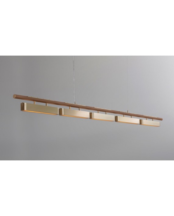 Bert Frank Colt Linear 5 Rod Pendant Lamp